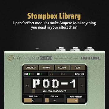 Amazon.com: Hotone Ampero Mini MP-50 Guitar Bass Amp